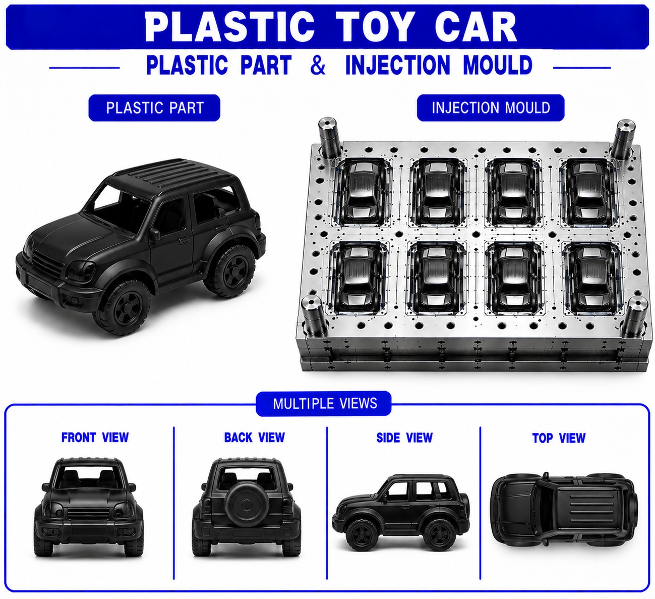Plastic Toy Car Mould and Moulding Service